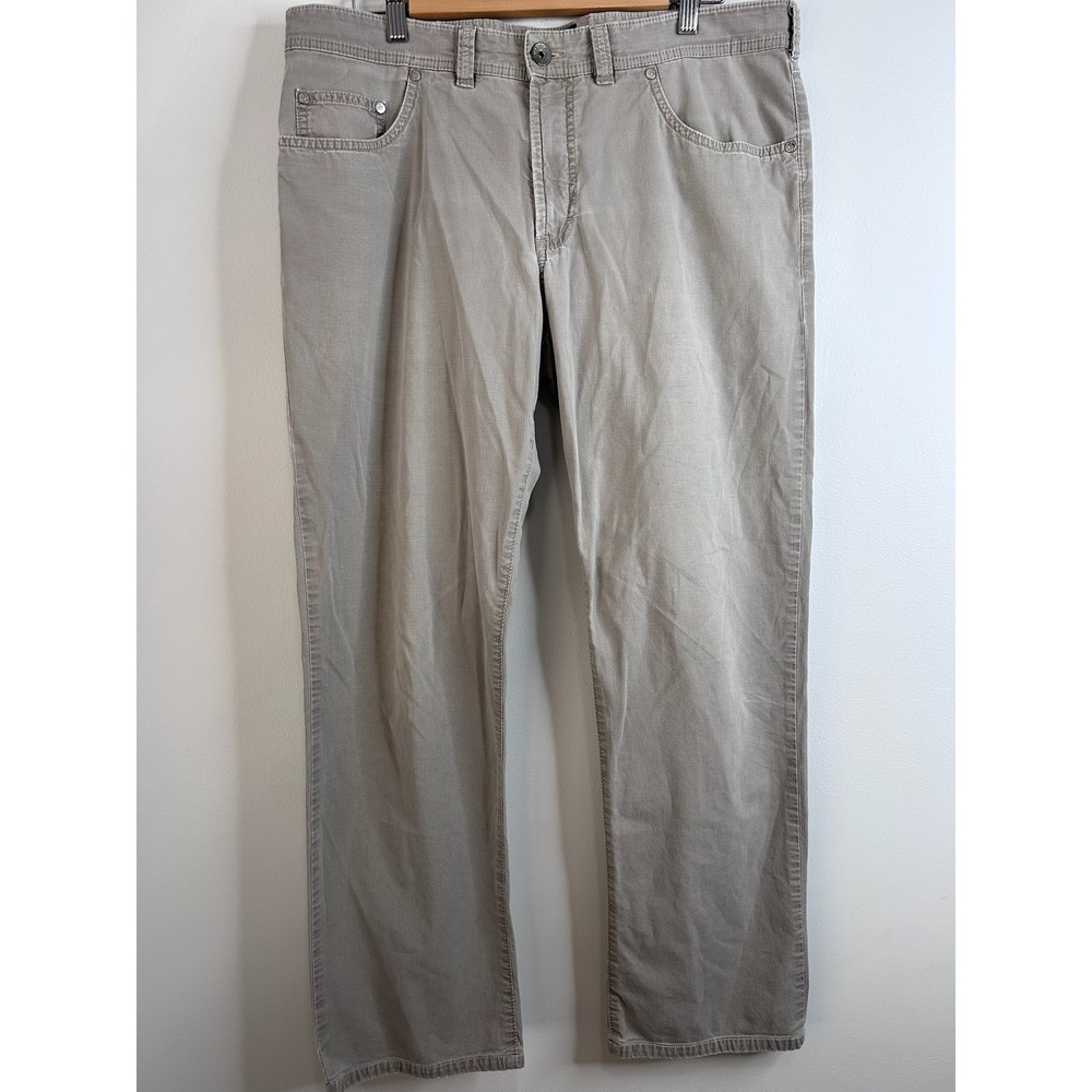 Gardeur Nigel 1 Mens Taupe Straight‎ Leg 5-Pocket Casual Pants Size 38/32 41017
